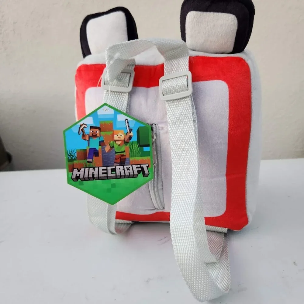 NEW Minecraft Wolf Large Plush Backpack 12.5
